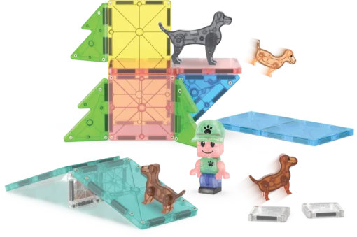 Magna-Tiles - Puppy Park 27-Piece Set – Bild 3