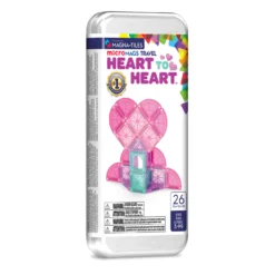 Magna-Tiles - Heart to Heart 26 Piece Travel Set
