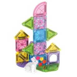 Alternative view of Magna-Tiles - Spring Garden 24 - Piece Travel Set