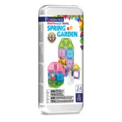 Magna-Tiles - Spring Garden 24 - Piece Travel Set