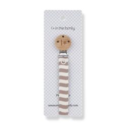 1 + in the family - Aina Pacifier Clip Taupe