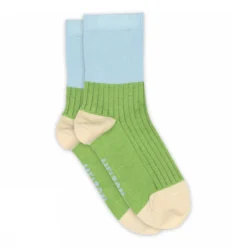 Melton - Block Colour Socks Kiwi