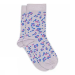 Melton - Leopard Socks Cloud Lilac