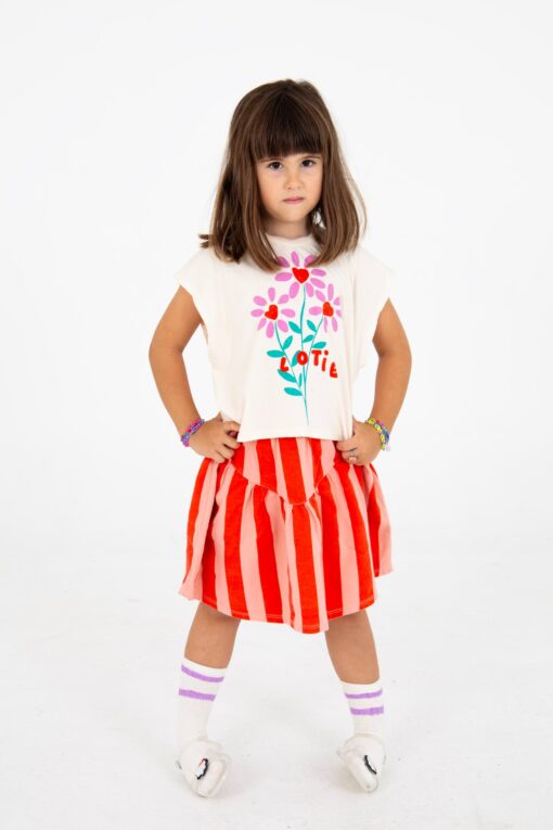 Lötie Kids - Crop Top Off White – Bild 2