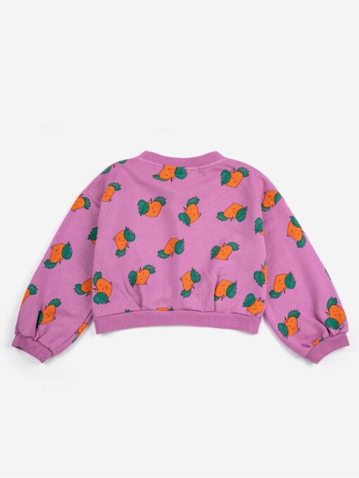 Bobo Choses - Tangerine all over cropped sweatshirt – Bild 2