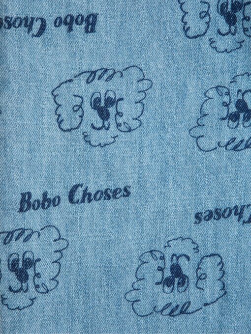 Bobo Choses - Pickles The Dog all over light denim – Bild 2