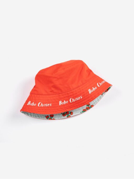 Bobo Choses - Juicy Tomatoes all over reversible hat – Bild 2