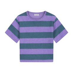 Daily Brat - Striped Towel T-Shirt Teal
