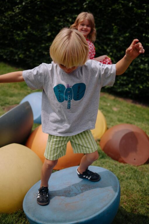 Daily Brat - Ziggy Striped Shorts Limish – Bild 2