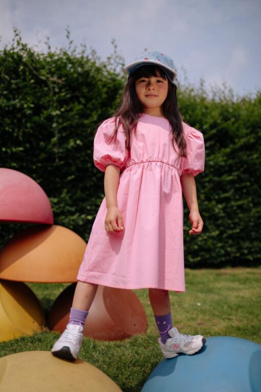 Daily Brat - Sassy Heart Dress Pink – Bild 3