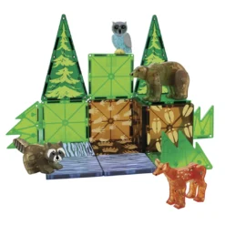 Alternative view of Magna-Tiles - Forest Animals
