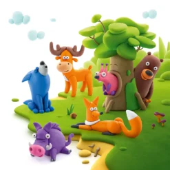 Alternative view of Hey Clay - Forest Animals