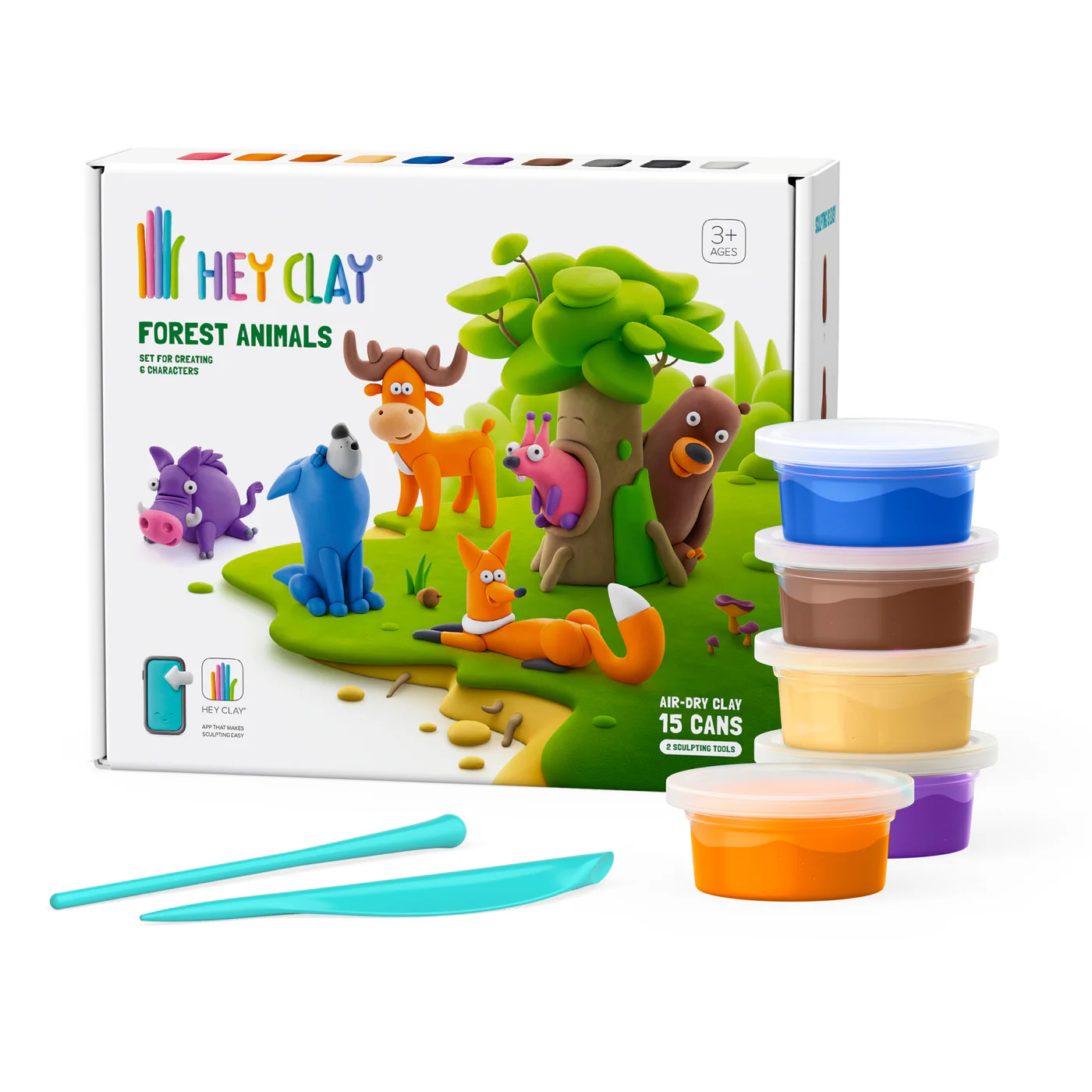 Hey Clay - Forest Animals