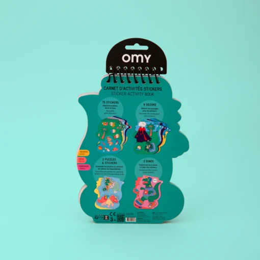 OMY - Sticker-Aktivitätsbuch Dinos – Bild 4