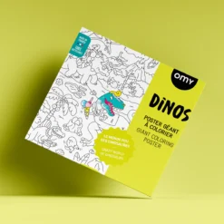 OMY - Dino Ausmalposter