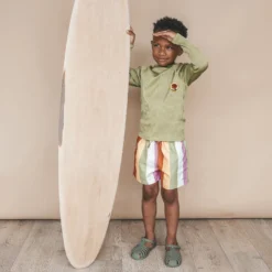 Alternative view of Salted Stories - Langarm-Schwimmshirt  Solid Rib Iguana