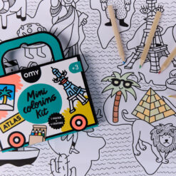 Alternative view of OMY - Mini Coloring Kit Atlas