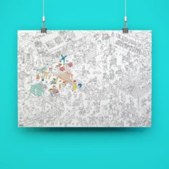 Alternative view of OMY - Pony Club Ausmalposter