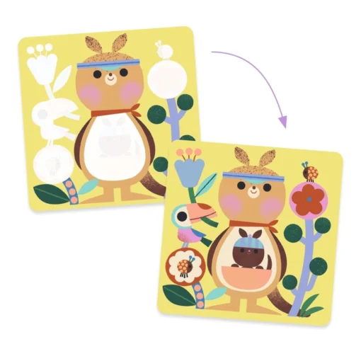 Djeco - Magisches Ausmalen Babytiere aus aller Welt – Bild 3