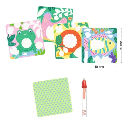 Djeco - Magisches Ausmalen Gartentierbabys – Bild 4