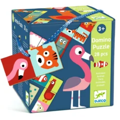 Djeco - Lernspiele: Domino Animo-puzzle