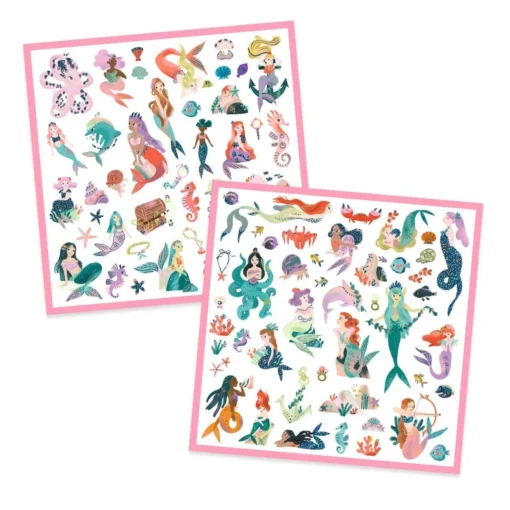 Djeco - Glitzer Stickers Meerjungfrauen – Bild 2