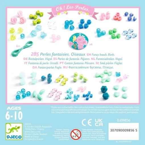 Djeco - Perlen & Schmuck: Vögel – Bild 3