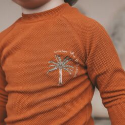 Alternative view of Salted Stories -Langarm-Schwimmshirt Solid Bombay Brown