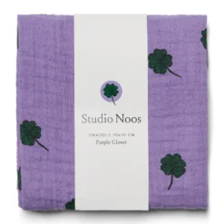 Studio Noos - Lila Kleeblatt Swaddle