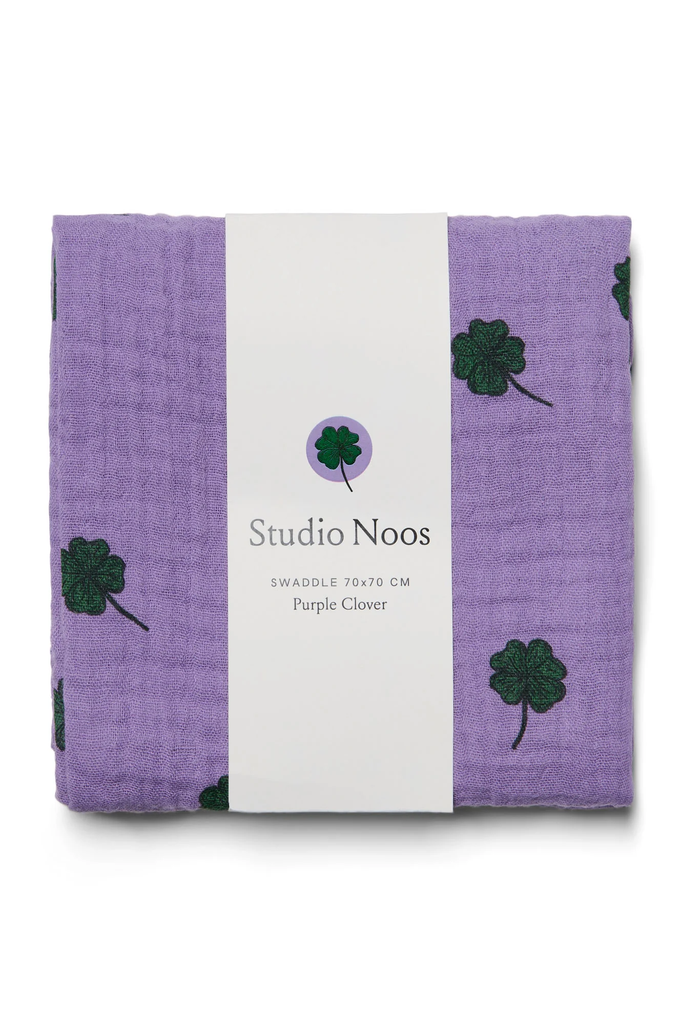 Studio Noos - Lila Kleeblatt Swaddle