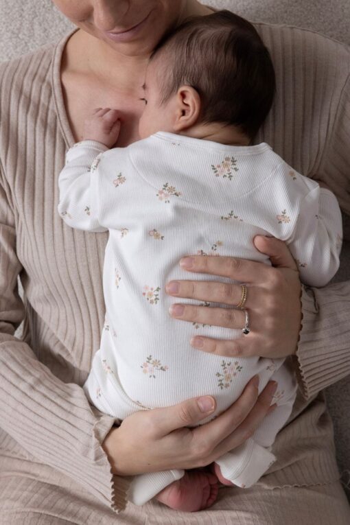 Feetje - Overall mit Klappfuß Blumen – Bild 4