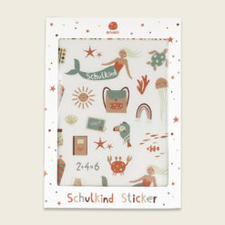 Ava & Yves -  Klebesticker Schulkind mit Glitzereffekt Under the Sea