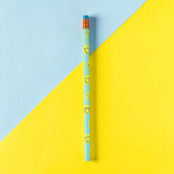 Ava & Yves - Bleistift Smile hellblau/gelb