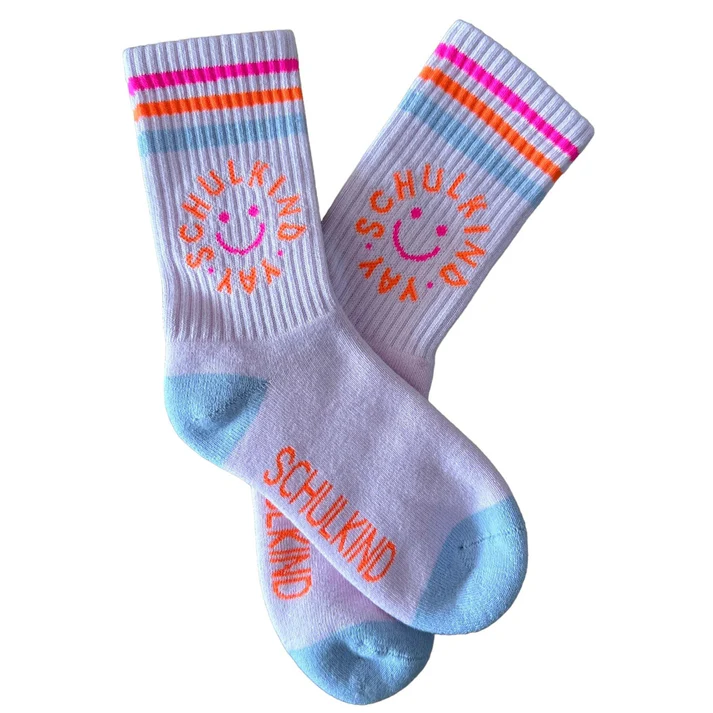 Von Rike - Schulkind Socken Rosa