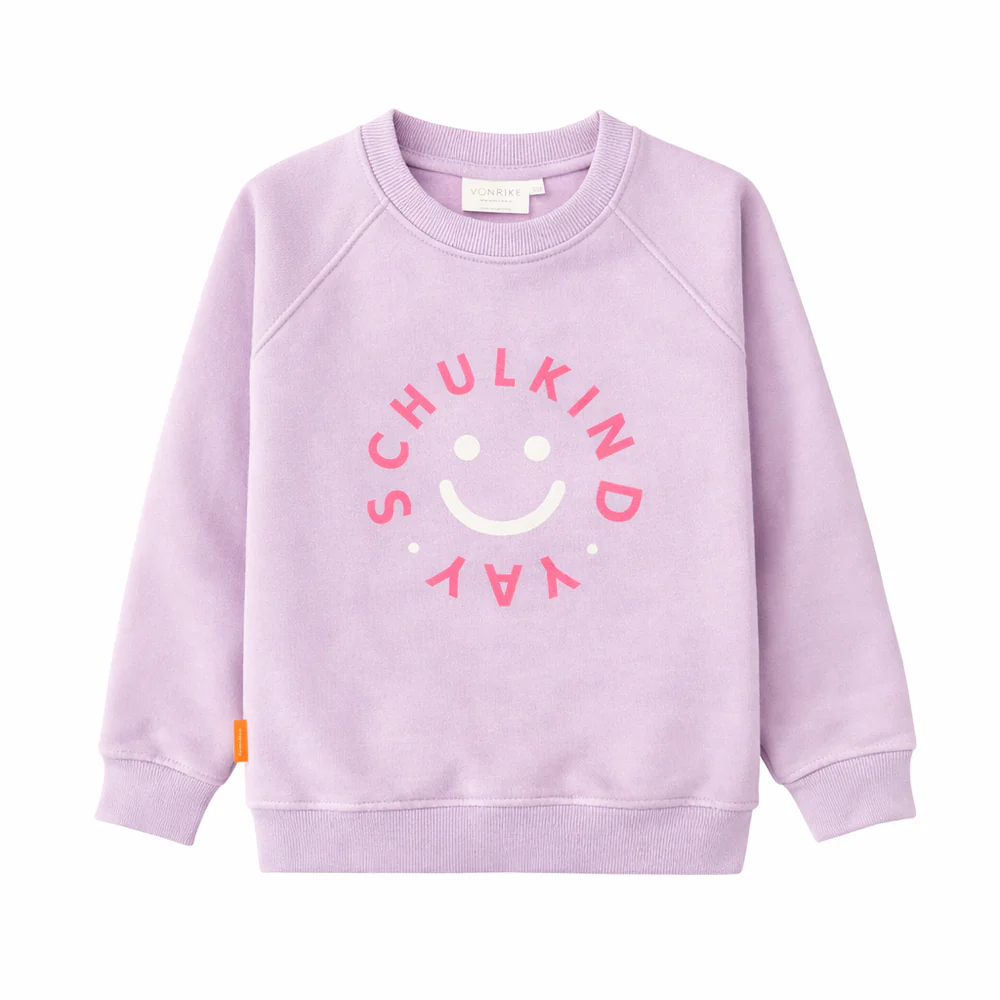 Von Rike - Schulkind Pullover Flieder