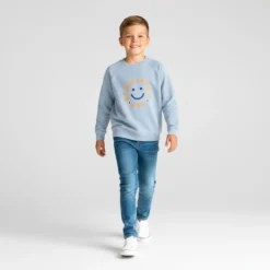Alternative view of Von Rike - Schulkind Pullover Graublau