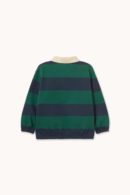 Tinycottons - Navy Stripes Polo Sweatshirt – Bild 2