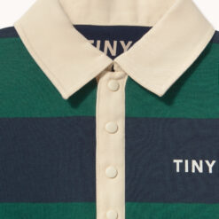 Tinycottons - Navy Stripes Polo Sweatshirt – Bild 3