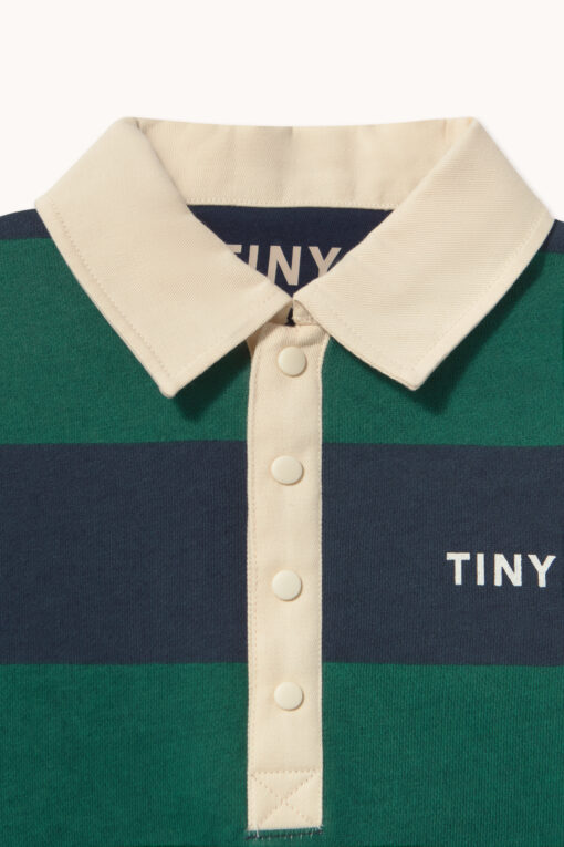 Tinycottons - Navy Stripes Polo Sweatshirt – Bild 3