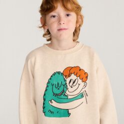 Alternative view of Bobo Choses - Hug Hairy Monster sweatshirt