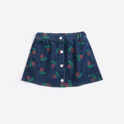 Bobo Choses - Stamp Bloom denim skirt