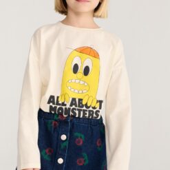 Bobo Choses - Stamp Bloom denim skirt – Bild 3