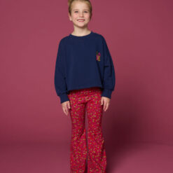 Alternative view of Petit Blush - Bowie Flared Pants Flower