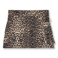 Petit Blush - Denim Cargo Skirt Leopard