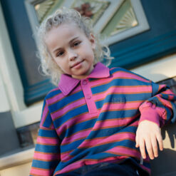 Alternative view of Petit Blush - Polo Sweater Stripe