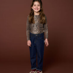Alternative view of Petit Blush - Puff Sleeve Top Leopard