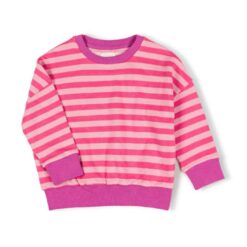 Nixnut - Rel sweater Cherry Stripe