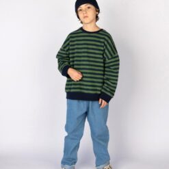 Alternative view of Nixnut - Rel sweater Moss Stripe