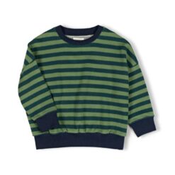 Nixnut - Rel sweater Moss Stripe