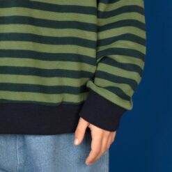 Nixnut - Rel sweater Moss Stripe – Bild 3